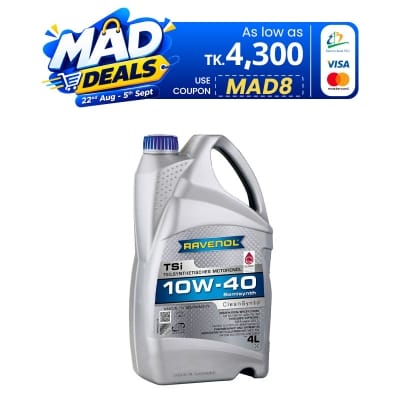 Picture of RAVENOL TSI SAE 10W-40-Semi Synthetic-4L