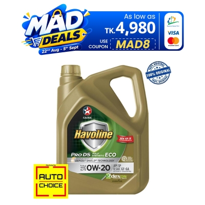 Picture of Havoline ProDS Fully Synthetic ECO 0W-20_4L