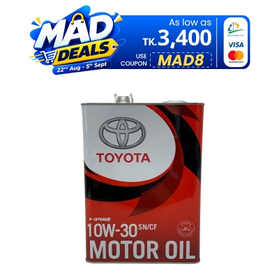 Picture of TOYOTA MOTOR OIL 10W-30 - SEMI SYNTHETIC - 4L