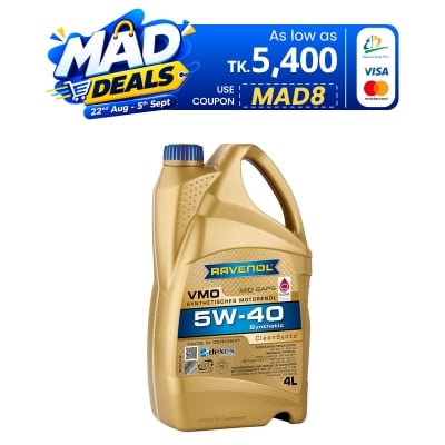 Picture of RAVENOL VMO SAE 5W-40 Synthetic Engine oil for Car-4L