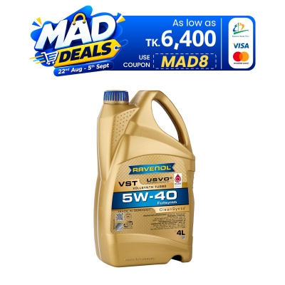 Picture of RAVENOL VollSynth Turbo VST SAE 5W-40 Engine oil for Car-4L