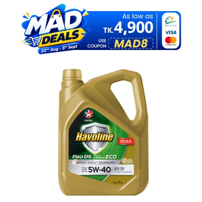 Picture of CALTEX HAVOLINE PRO DS LE 5W-40 FULL SYNTHETIC 4L