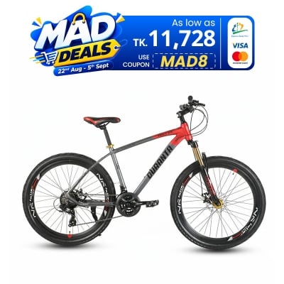 Picture of Duranta Alloy 21 speed GenZ 04 26 inch Red-Grey Bicycle