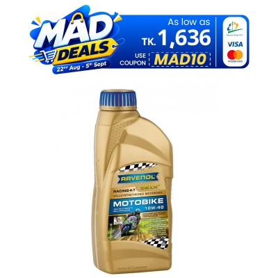 Picture of RAVENOL RACING 4-T SAE 10W-40 Engine oil for motorbike