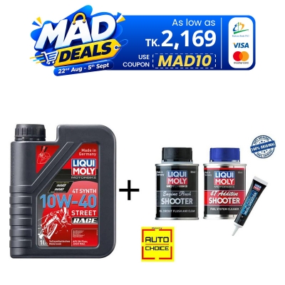 Picture of Liqui Moly 10W-40 Full Synth+Performance pack