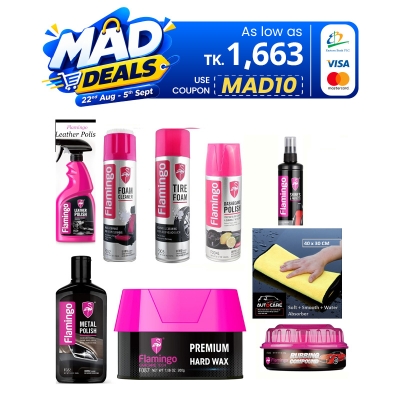 Picture of FLAMINGO PREMIUM CAR CARE SET  9 IN 1
