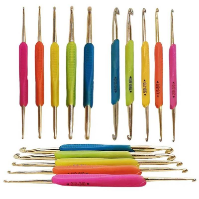 Picture of Double Side Crochet Hook For Knitting - 2/0 To 10/0 - 5 Pcs Set