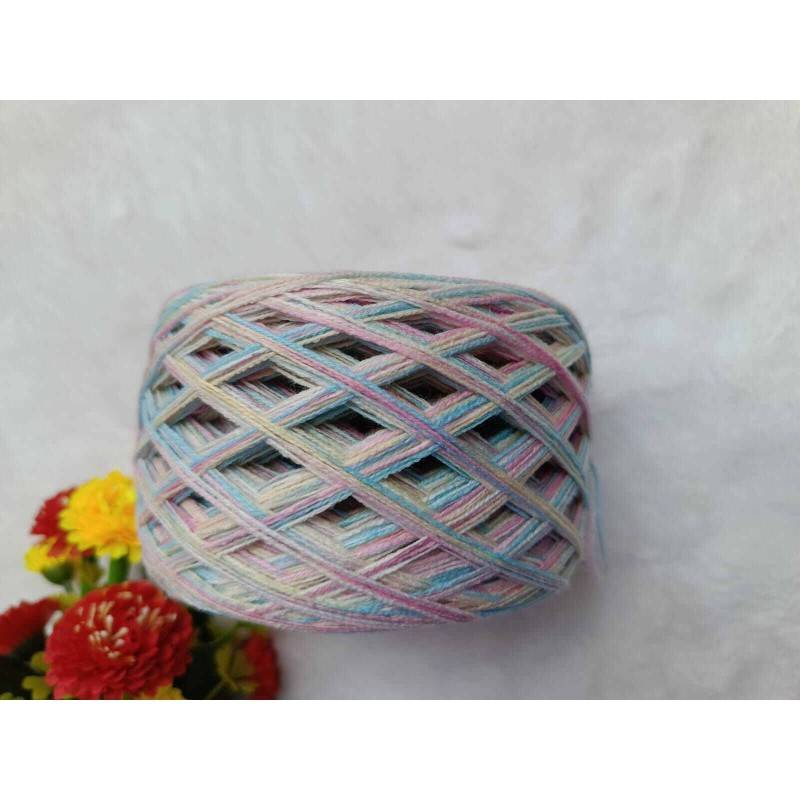 Picture of Acrylic Yarn, Colorful yarn, Multicolor yarn, Fingering Cotton Yarn, OEKO-TEX Standard Cotton Yarn, Knitting Yarn, Crochet yarn
