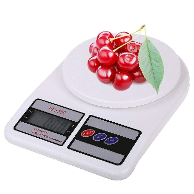 Picture of Kitchen Digital Weighing Scale SF 400 - Weight Machine - White