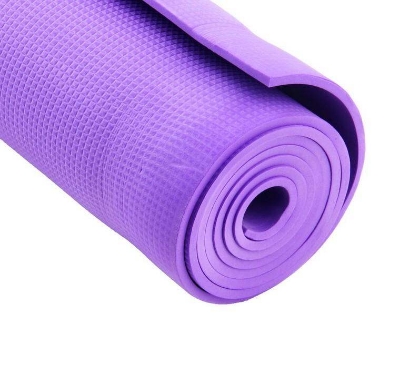Picture of Yoga Mat Thick 6mm (173cm X 61cm) Non-slip Exercise Fitness Gymnastics Mat Body Building - Purple