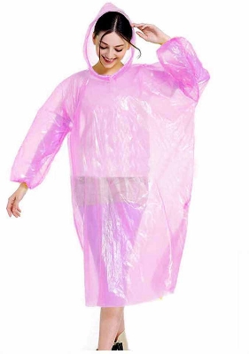 Picture of Multicolour Folding Pocket Raincoat - Multicolor