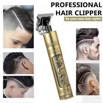 Picture of Vintage T9 Bald Head Electric Hair Clipper Recharge Professional Cordless Hair Trimmer for Men Barber Hair Cutting Machine - Trimmer - Trimmer For Men - Trimmer - Trimmer - Trimmer - Gold