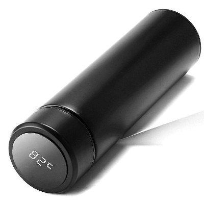 Picture of 500Ml Touch Screen Temperature Display Smart Thermal Flask Exponus - Black