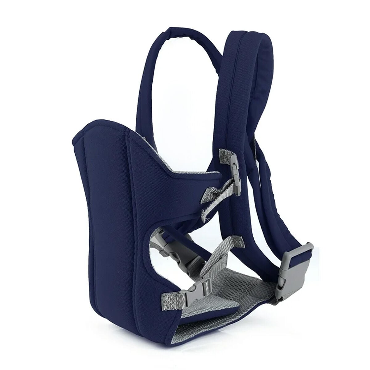 Picture of 4-in-1 Baby Carrier With Comfortable Cushioned Head Support & Buckle Straps Multicolor- 0-6month - Multicolor