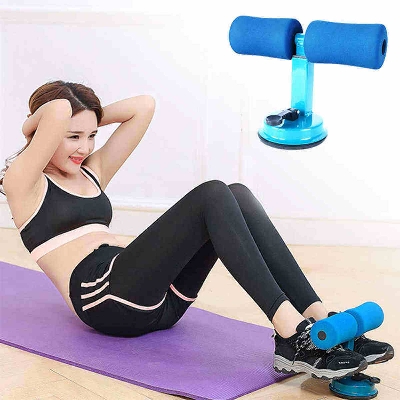Picture of Sit-up Fitness Equipment Portable Sit Up Bar Push-up Bar Adjustable Multifunction Abdominal Device Exercise for Home Gym - Multicolor
