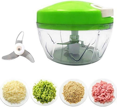 Picture of 350ML Multifunction High Speedy Design Carrot Vegetable Fruit Twist Shredder Manual Meat Grinder Chopper Garlic Cutter Cocina - Multicolor