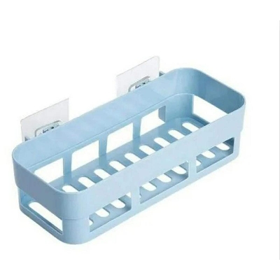 Picture of Multipurpose Bathroom Shelf, Wall Hanging Storage Rack / with Self Adhesive Magic Sticker - Multicolor