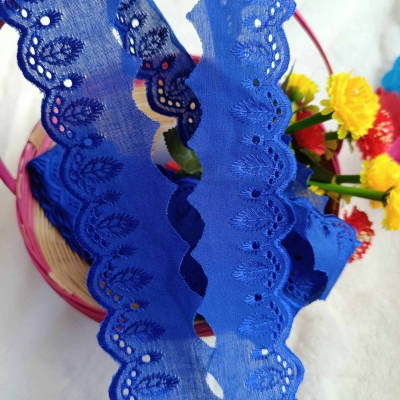 Picture of 5 Yards Fashion Elastic Net Lace Embroidery Cotton Polyester Tc Lace Trim for Wedding Dress Fabric Home Textile Curtain Garment Accessories for Dubai Fabric