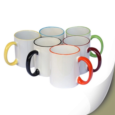 Picture of Customized Rim Mug – Personalized Printed Coffee Mug