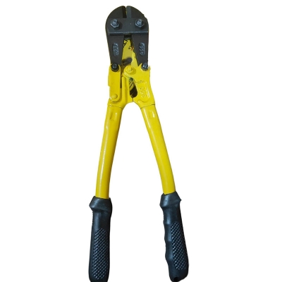 Picture of Bolt Cutter, 14" Lock Cutter, Bi-Material Handle with Soft Rubber Grip, Chrome Molybdenum Alloy Steel Blade, Heavy Duty Bolt Cutter for Rods, Bolts, Wires, Cables, Rivets, and Chains-Yellow
