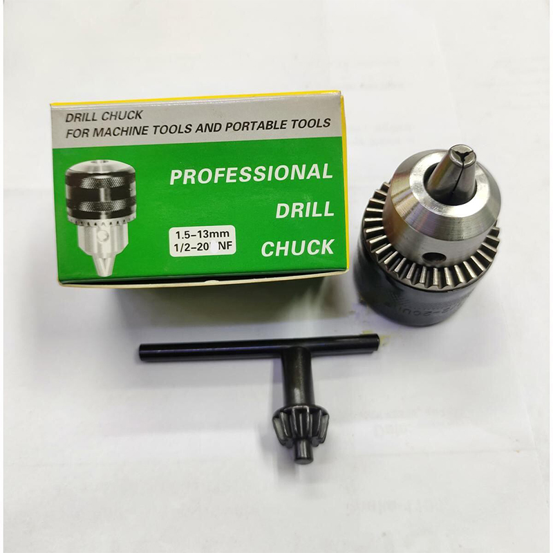 Picture of Drill Chuck With Key Plaine (1.5~13 mm 1/2)-Silver