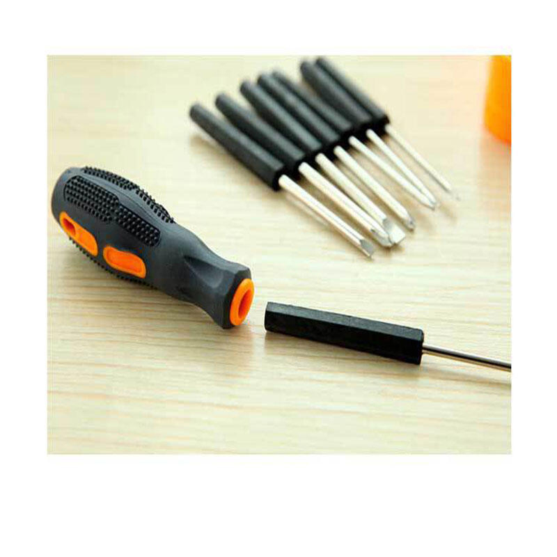 Picture of multifunctional screwdriver set/Multi Size Screwdriver Set 8 In 1-Black