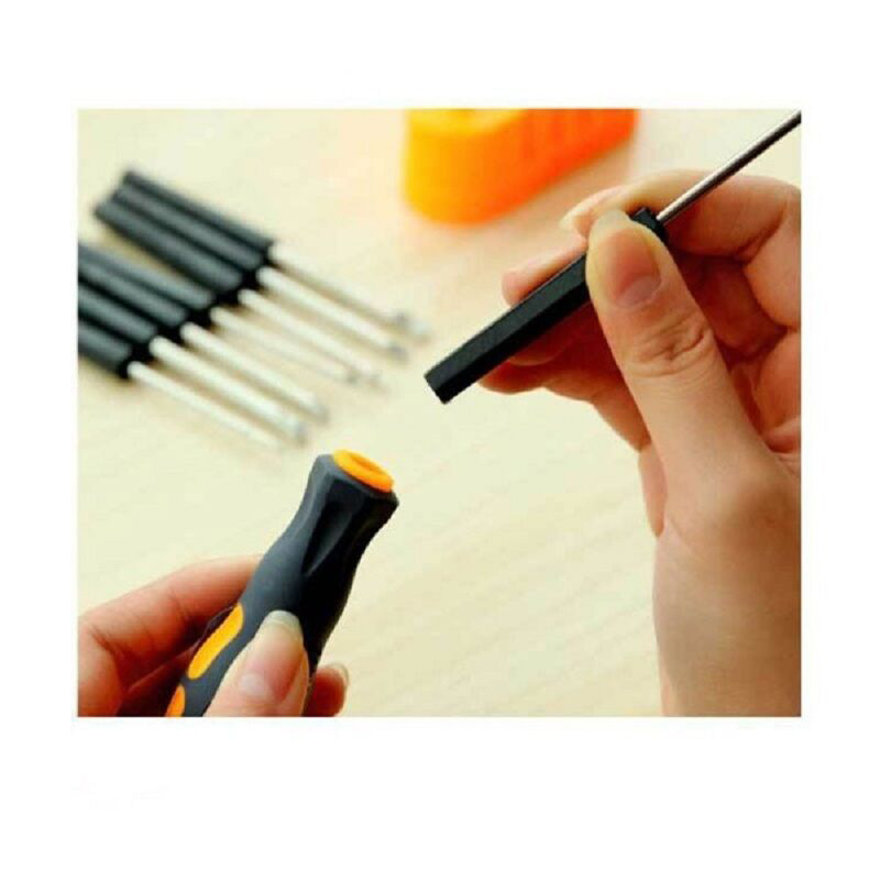 Picture of multifunctional screwdriver set/Multi Size Screwdriver Set 8 In 1-Black