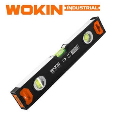 Picture of 16 Inch Measuring Water Level/ Ruler High Accuracy Sprit Level Magnetic Bubble Level Industrial-Black