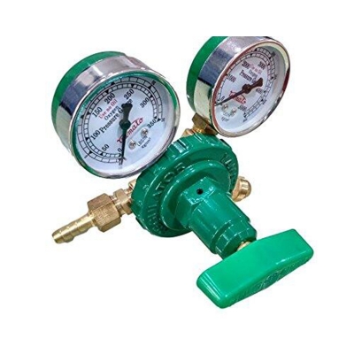 Picture of Oxygen Gas Regulator Yamato Forged Brass-Green