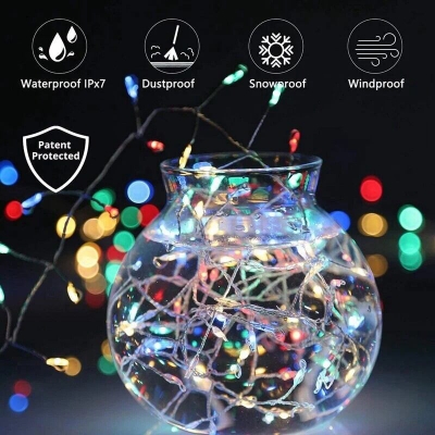 Picture of 5m Copper Wire 50 LED String Light Party Outdoor Wedding Garland Lamp-Multicolor