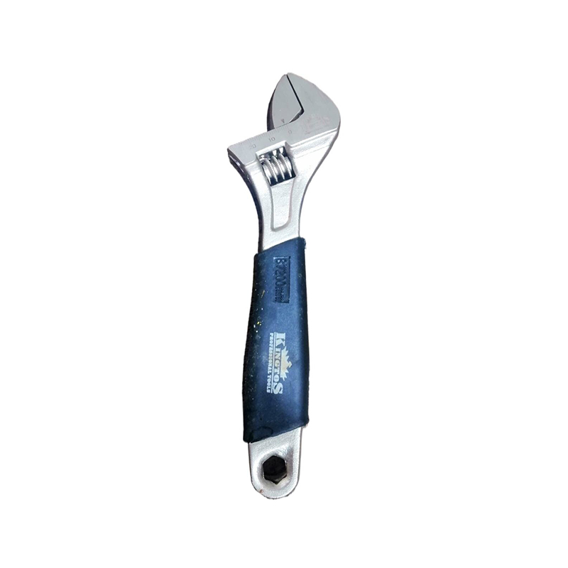 Picture of 8 Inch Adjustable Wrench Kingtos - Professional Shifter Spanner with Wide Caliber Opening-Black