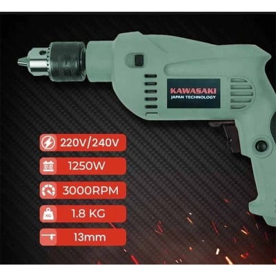 Picture of Electric Drill 1250W 13MM IMPACT-Grey
