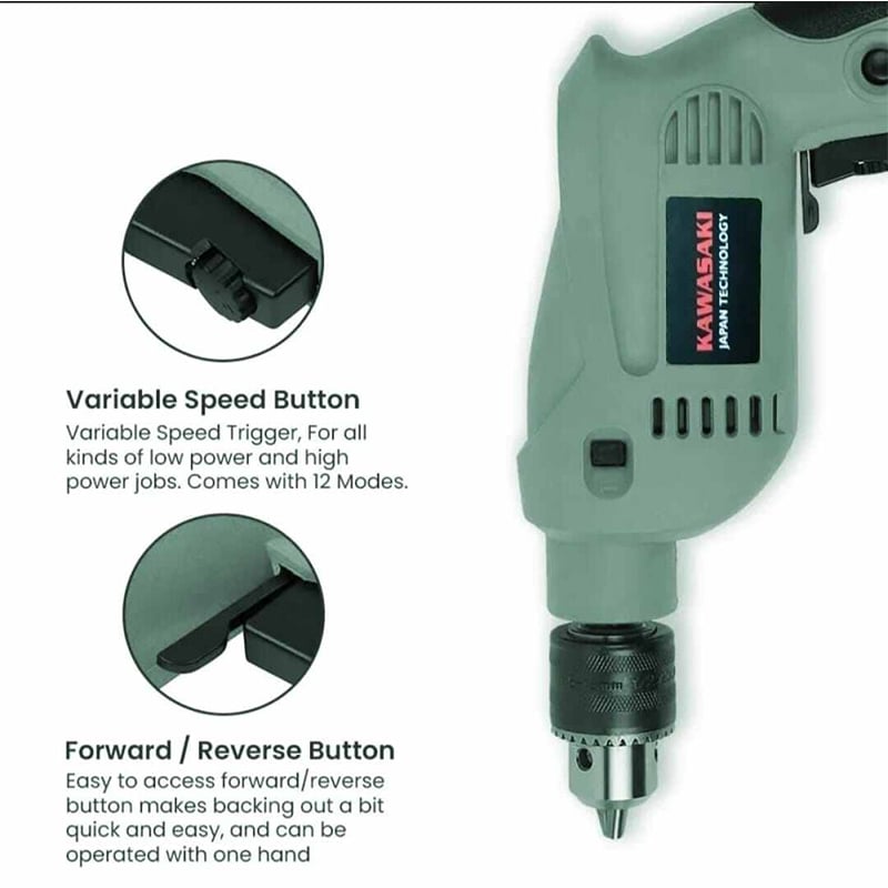 Picture of Electric Drill 1250W 13MM IMPACT-Grey