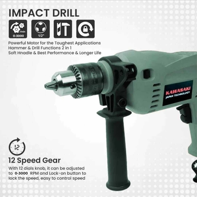 Picture of Electric Drill 1250W 13MM IMPACT-Grey