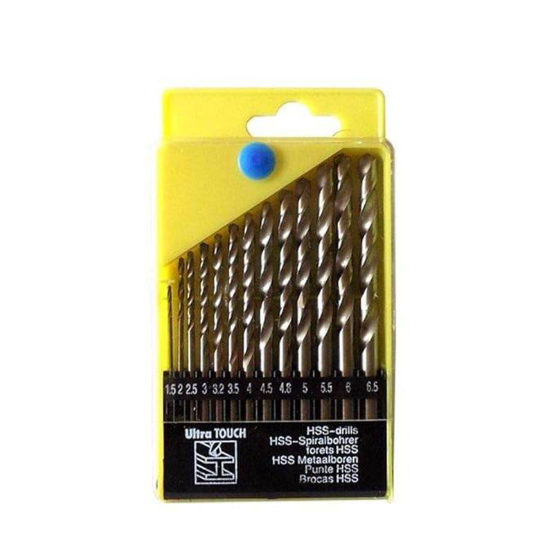Picture of Drill Bit Set 1.5-6.5mm BLACK 13Pcs Set HSS Twist Drill Bit 1/16-1/4 Inch Tool Sets Drill Bit For 775 Motor Wood Work Drill Chuck-Black