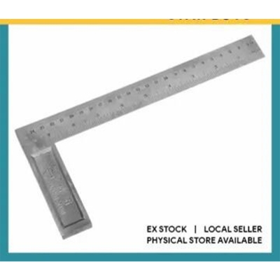 Picture of Try Square 12" Aluminum Diamond Matam Measuring Tools Professional-Silver