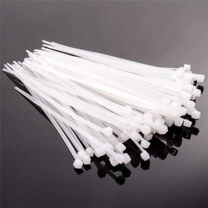Picture of Cable Ties 6 inch (4*150mm) 100 Pcs Zip Wraps Strap Nylon Fastening Ring Loop Wire industrial Cable Tie
