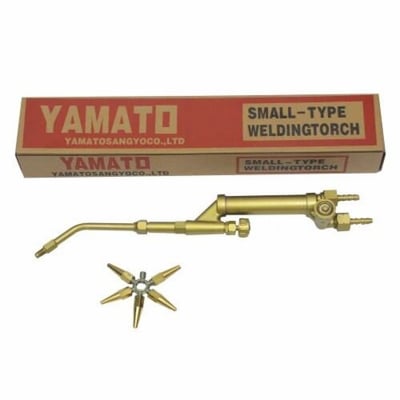 Picture of Yamato Welding Torch Injection Cutting Handle Acetylene Propane Welding and Cutting Torch-Gold