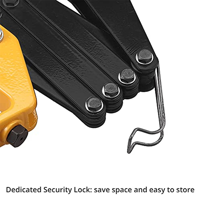Picture of Aluminum Folding Hand Riveter Lazy Tong Rivet Gun Kingtos-Yellow