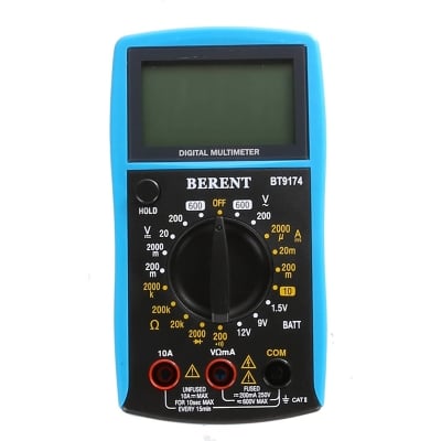 Picture of Berent Digital Multi-Meter 9174-Blue