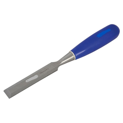 Picture of wood chisel 3/4(19mm)/Bevel Edge Chisel Blue Grip UTOOLS-Blue