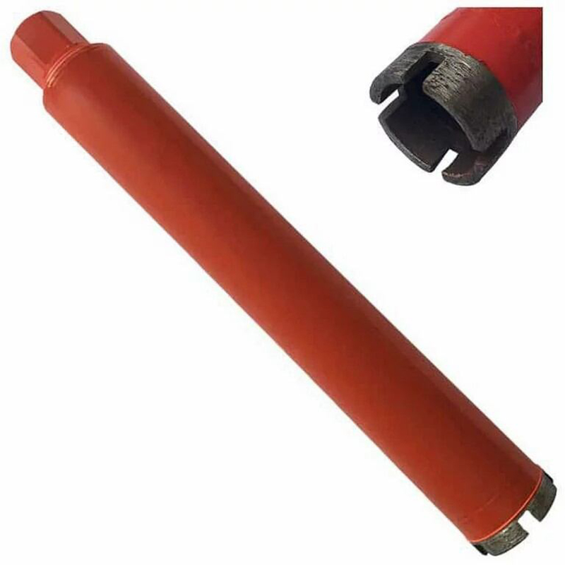 Picture of 1" Aggressive Wet Core Diamond Drill Bits for Concrete and Other Masonry-Red