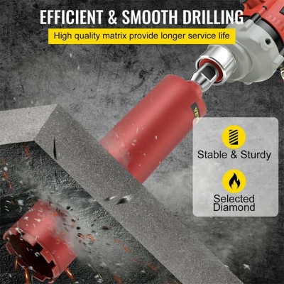 Picture of 3"Core Diamond Drill Bits for Concrete and Other Masonry(BODA)-Red