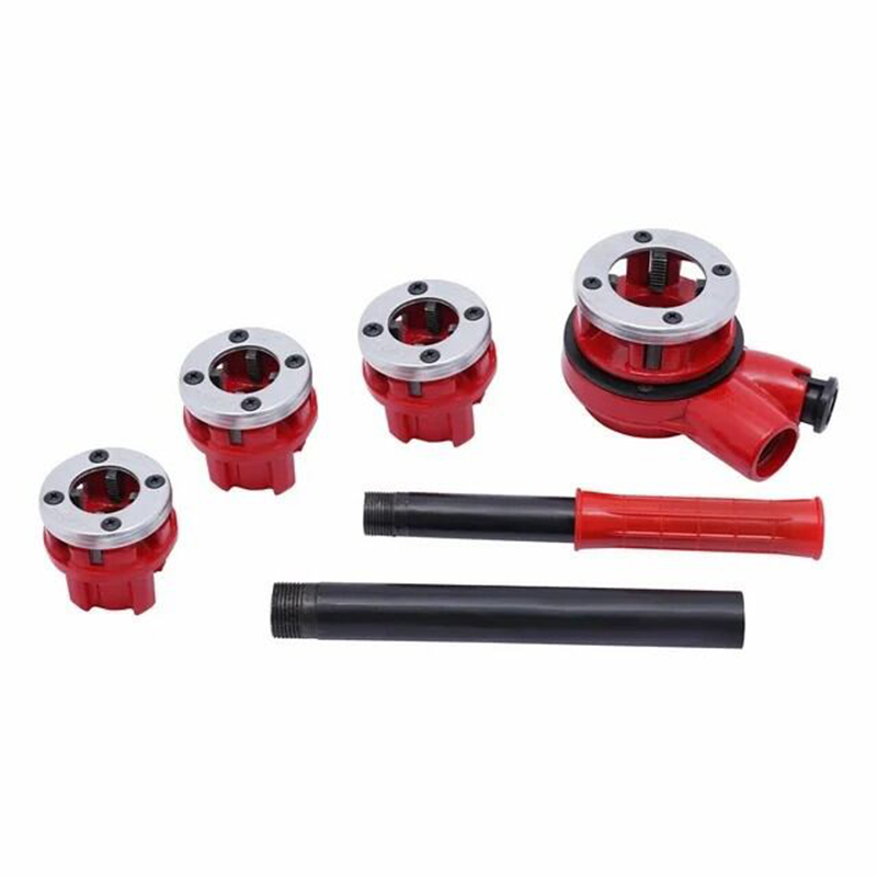 Picture of 1/2-1-1/4" Pipe Die/Pipe Threader Tube Ratchet Plumber Threading Tool Kits-Red