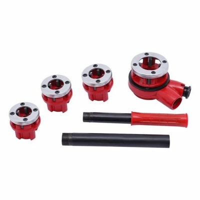 Picture of 1/2-1-1/4" Pipe Die/Pipe Threader Tube Ratchet Plumber Threading Tool Kits-Red