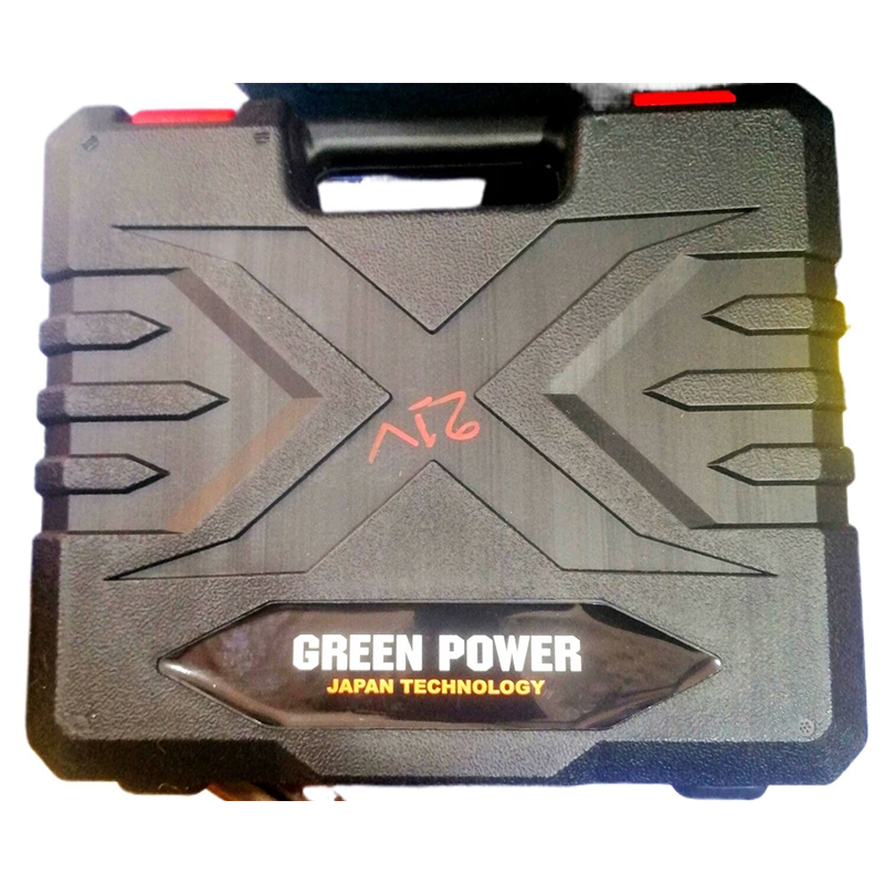 Picture of CORDLESS DRILL GREEN POWER 10mm (21v) WITH KEYLESS CHUCK-Green