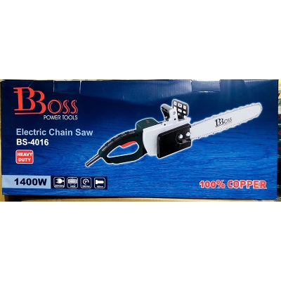 Picture of Electric Chain Saw 16 inch Model BS-4016 (Boss Power Tools) 1400w-Yellow