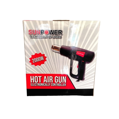 Picture of Hot Air Heat Gun Dryer/Dual Temperature Heat Gun (Sunpower) Kit With Fast Heat High And Low Settings-Black