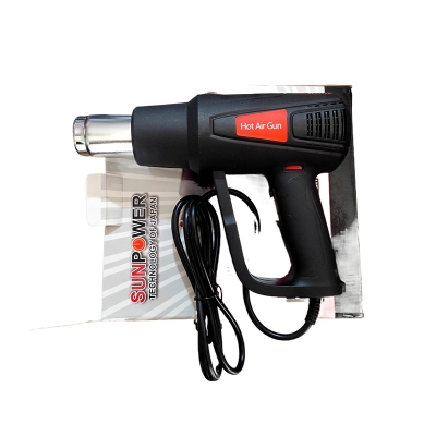 Picture of Hot Air Heat Gun Dryer/Dual Temperature Heat Gun (Sunpower) Kit With Fast Heat High And Low Settings-Black