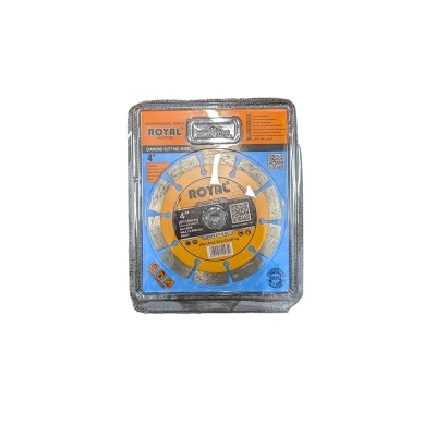 Picture of DIAMOND BLADE/Wall Cutter/Cutting Wheel/Tiles Cutter 4" Rayal-Orange & Silver